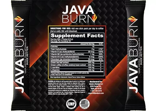Java-Burn-Supplement-Facts